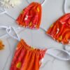 Molde conjunto bikini frunce - Imagen 2