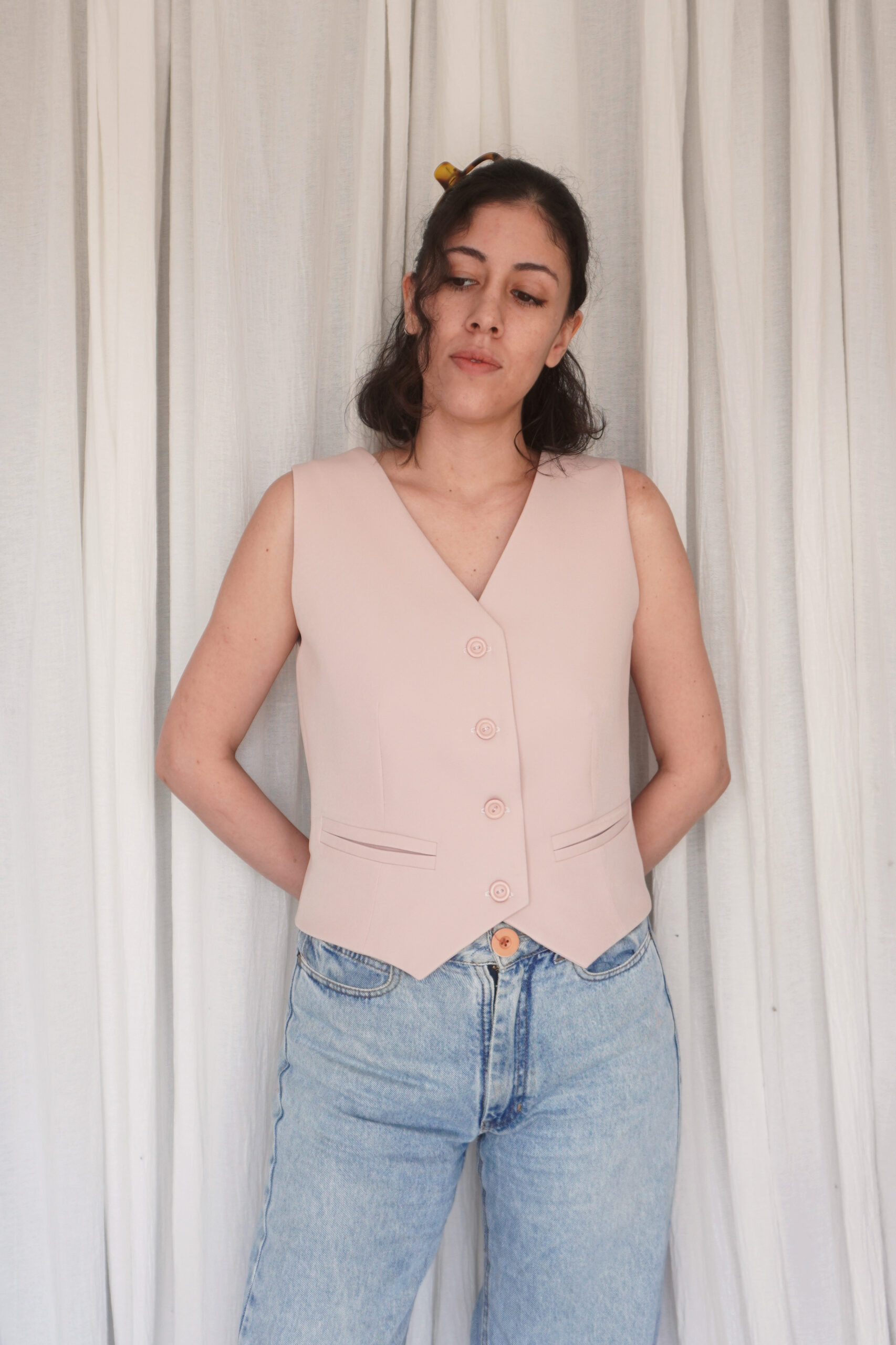 Chaleco sastre Abril - molde y guía de costura - Imagen 3