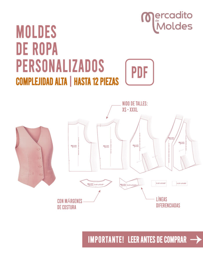 Moldes personalizados - COMPLEJIDAD ALTA - (leer descripción)