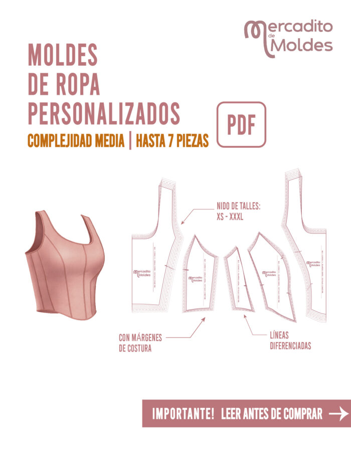 Moldes personalizados – COMPLEJIDAD MEDIA – (leer descripción)